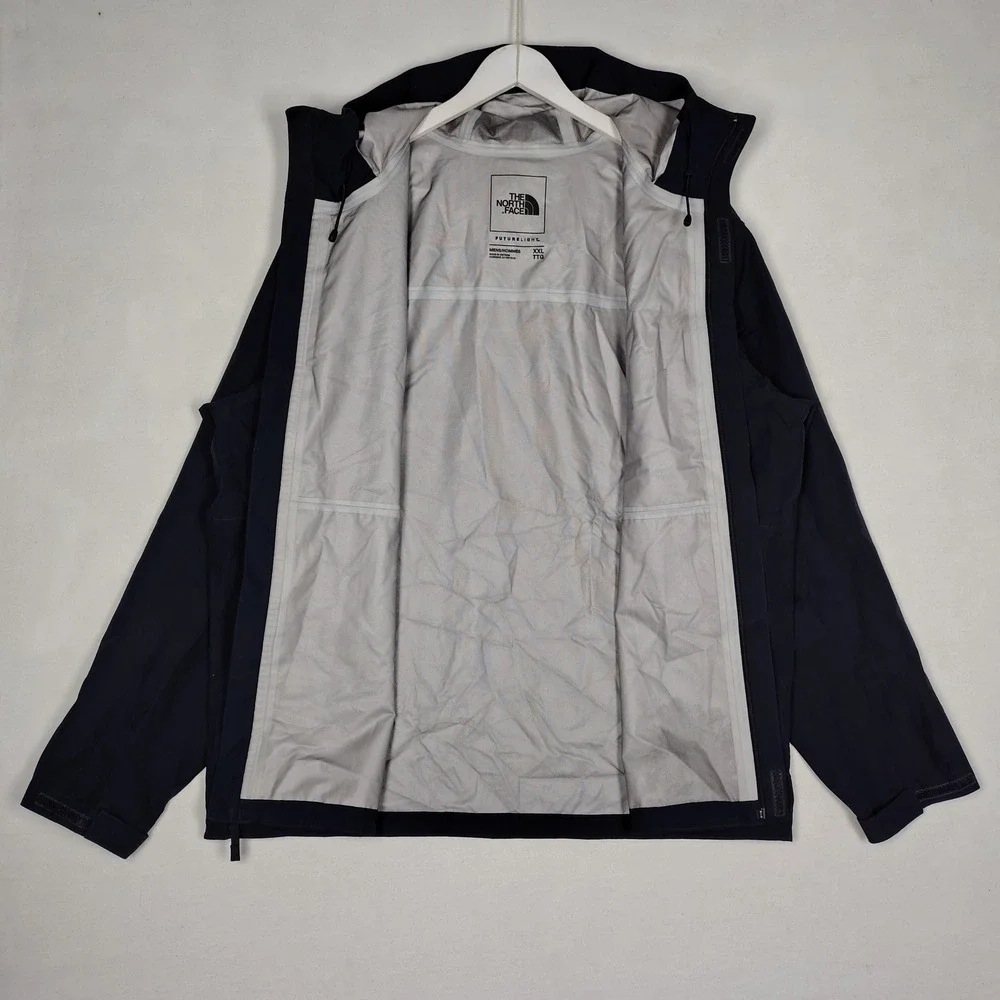 The North Face Futurelight Dryzzle Jacket Mens XXL Navy Blue Waterproof Shell